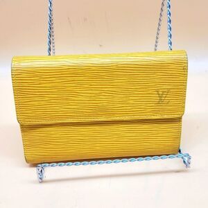 Authentic Louis Vuitton Epi Triifold Wallet